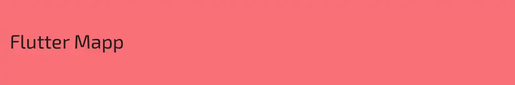 Flutter Mapp